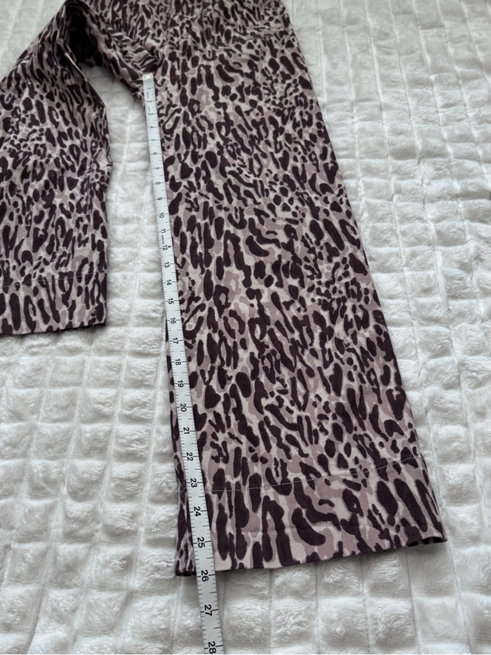 Maeve 23 The Colette Animal Print Wide Leg High Waist Pants - Picture 6 of 7